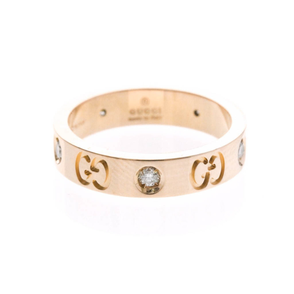 GUCCI 18k Gold Diamond Ring